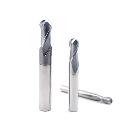 Precision Diamond Coating Ball End Face Design Solid Milling Cutter For Graphite Processing