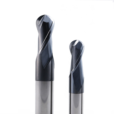 Precision Diamond Coating Ball End Face Design Solid Milling Cutter For Graphite Processing