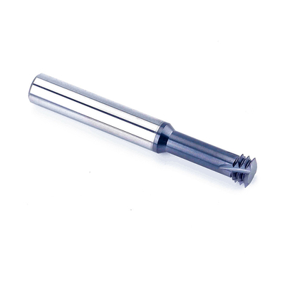 Customized 3 Teeth End Mill Carbide Cutter Hard Material Processing With Composite Coating