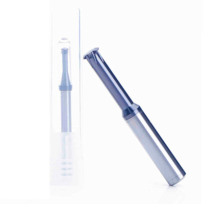 Customized Carbide End Milling Cutters Composite Coating Single Tooth Thread For Hard Materials