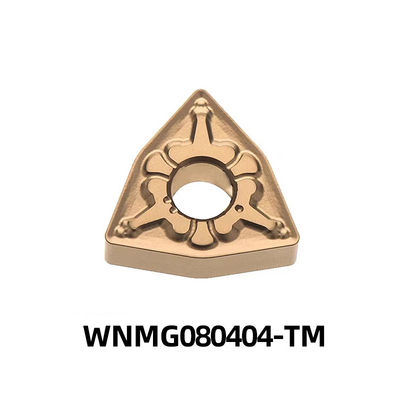 WNMG080404-TM رؤوس خراطة كربيد قابلة للفهرسة CNC قابلة للاستبدال لسبائك درجات الحرارة العالية والمواد غير الحديدية