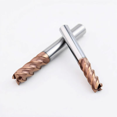 مطحنة نهاية كربيد ذات 4 أسنان للفولاذ القالب حتى 60HRC