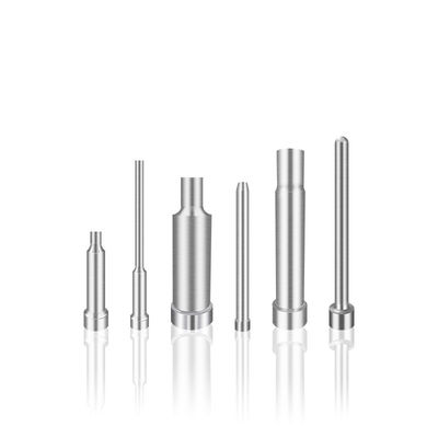 مكونات قالب اللكم الدقيقة بدقة ±0.001 مم لأعمال التشكيل بالقالب والتي تتميز بتجويف مدمج وسطح مصقول